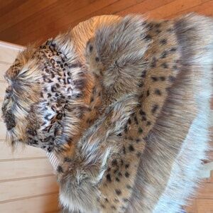 Faux Fur Hat and Collar Set